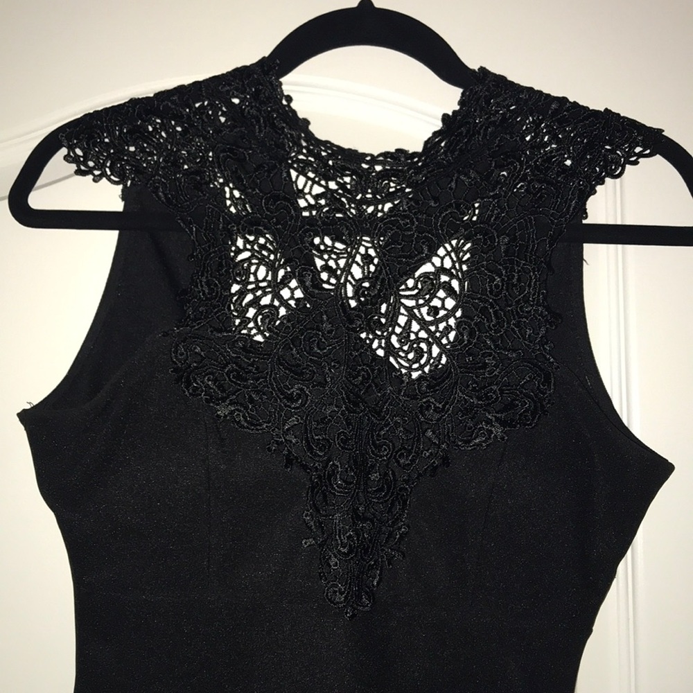Black short dress